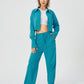 Women Two Piece Outfits For Women Long Sleeve Button Down Wide Leg Loungewear Pajama Set