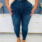 Plus Size Women's High Elastic Worn Skinny Skinny Jeans