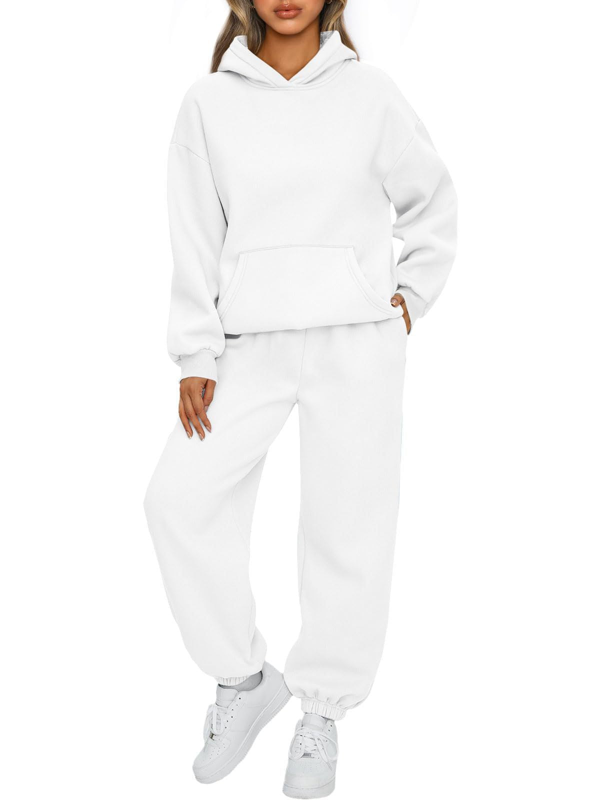 Women's Two-piece Casual Hoodie Sportswear Trousers Suit