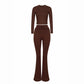 Women's Clothing Fashionable Fitted Long Sleeve Suit