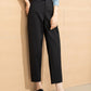 High Waist Draped Sickle Modal Suit Pants