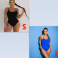 Sling Backless Tether Plus Size Solid Color Triangle One-piece Swimsuit