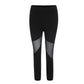 Mesh Stitching Capri Pants Sports Yoga