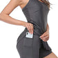 New Woman Tennis Yoga Running Dress With Pocket