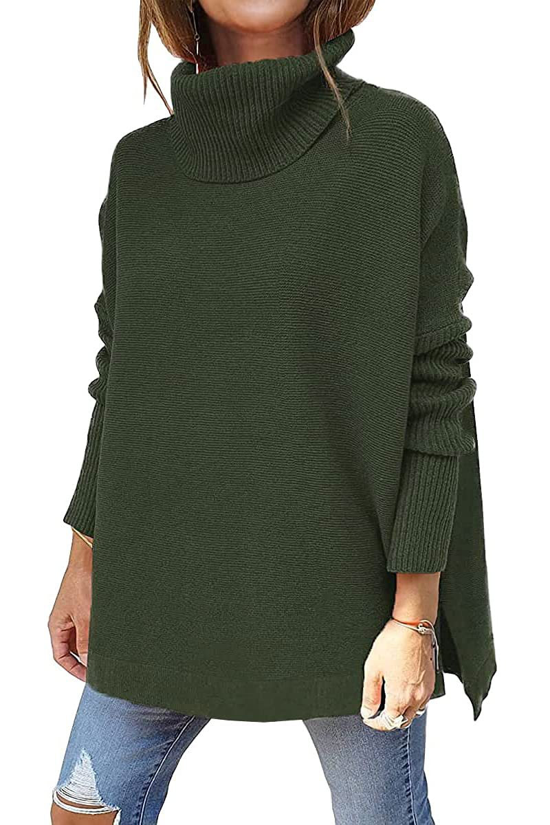 Hem Tunic Pullover Sweater Knit Top