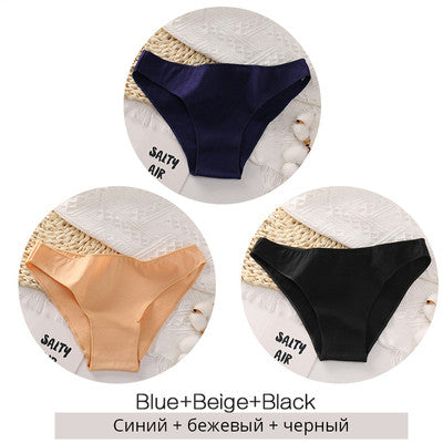 Ladies Fashion Personality Three Piece Panty Set