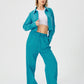 Women Two Piece Outfits For Women Long Sleeve Button Down Wide Leg Loungewear Pajama Set