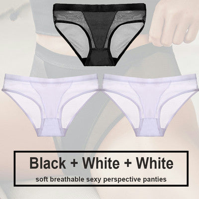 Women's Polyester Seamless Panty Three Piece Set