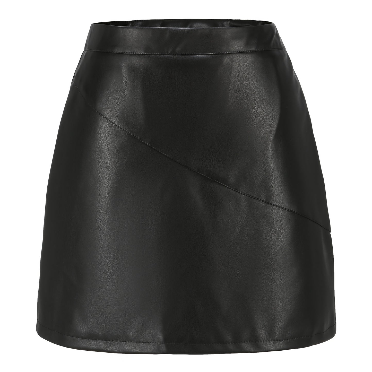 Women's Stretch Stretch Leather Skirt