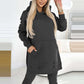 Temperament Commute Loose Hooded Sweater Pants Two-piece Set