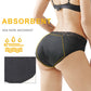 Mid-rise Waist Hollow Lace Four-layer Sanitary Panty