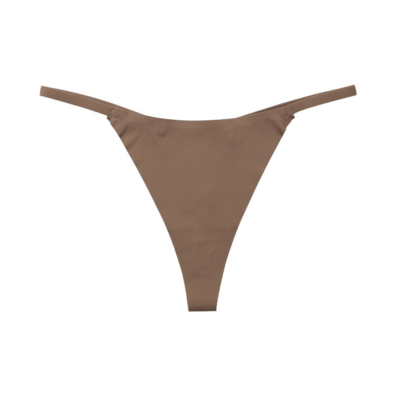 Women's Low Waist Seamless Thong Panties