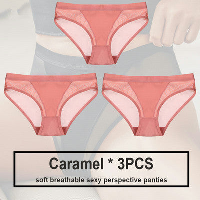 Women's Polyester Seamless Panty Three Piece Set