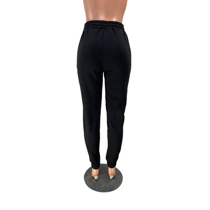 Fashion Sports Jogging Solid Color Casual Pants