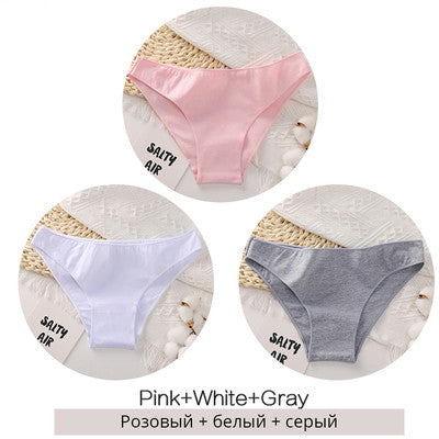 Ladies Fashion Personality Three Piece Panty Set