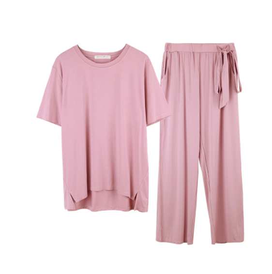 Short-sleeved Trousers Women's Loungewear Set Loose And Comfortable Pajamas