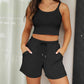 Women's Shorts Home Wear Overall Dress Set