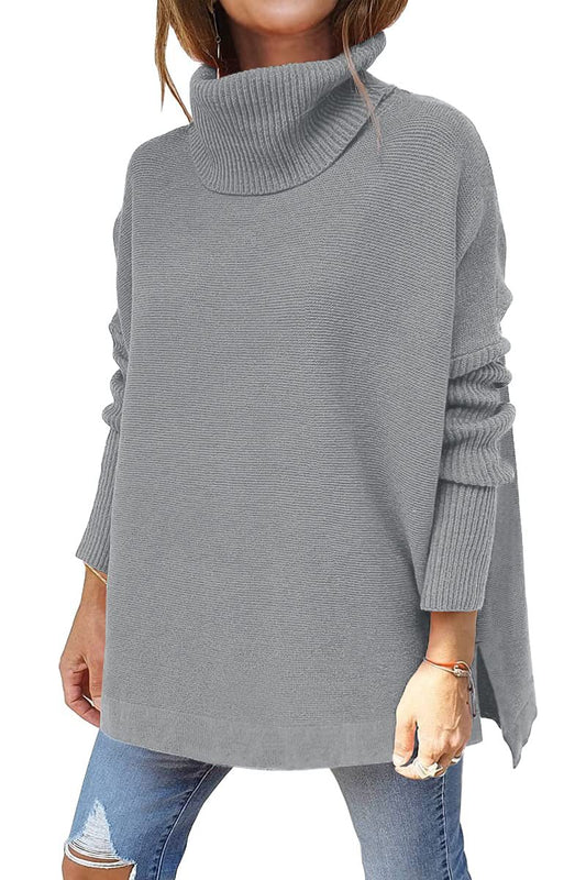 Hem Tunic Pullover Sweater Knit Top